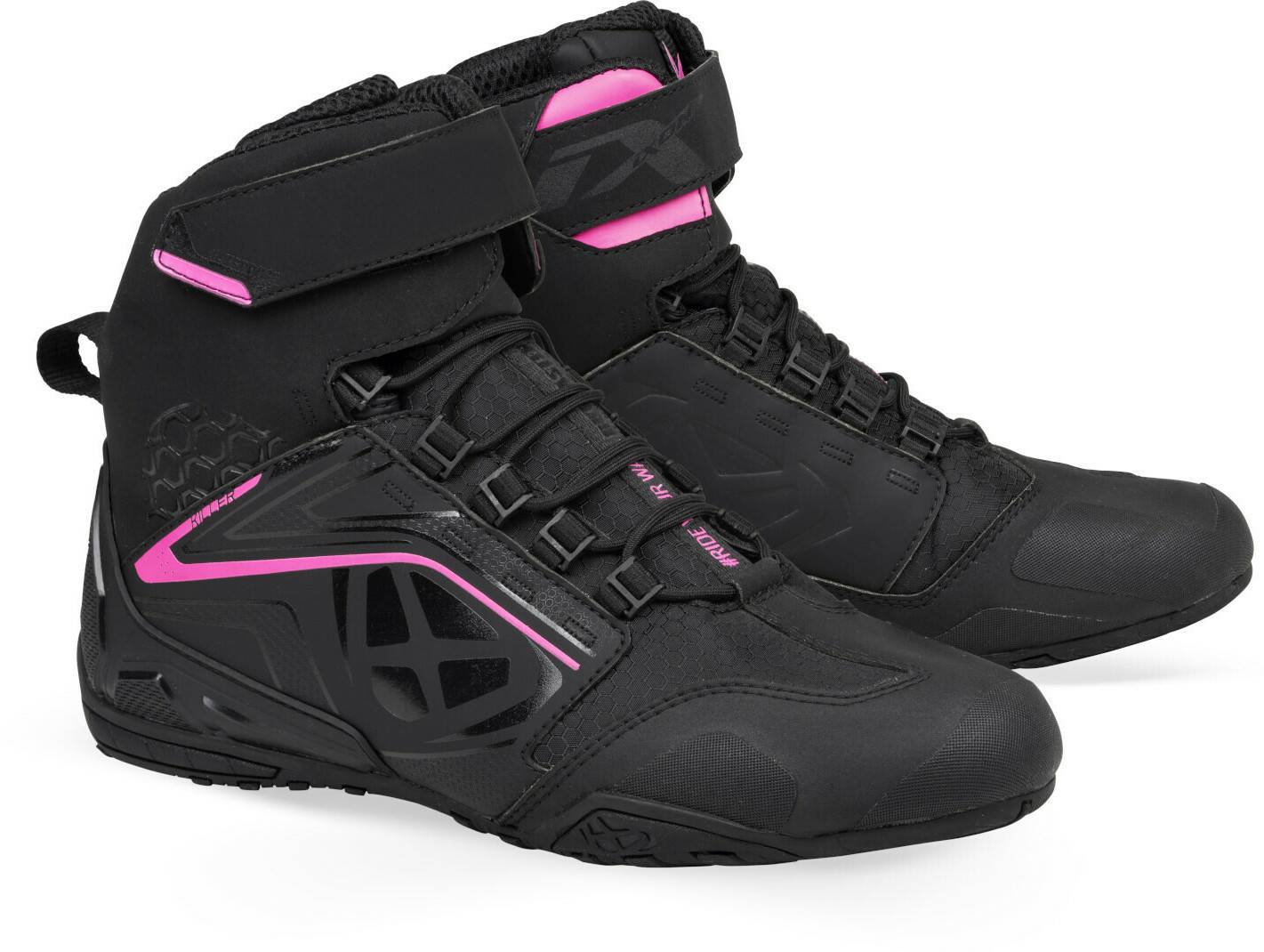 Stivali moto ford IXON Killer WP Damen Shoes black-pink