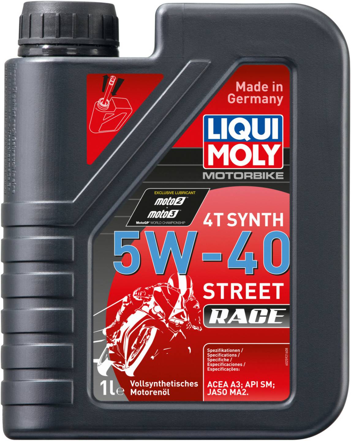 LIQUI MOLY Motorbike 4T Synth 5W-40 Street Race ford LIQUI MOLY Motorbike 4T Synth 5W-40 Street Race1 l