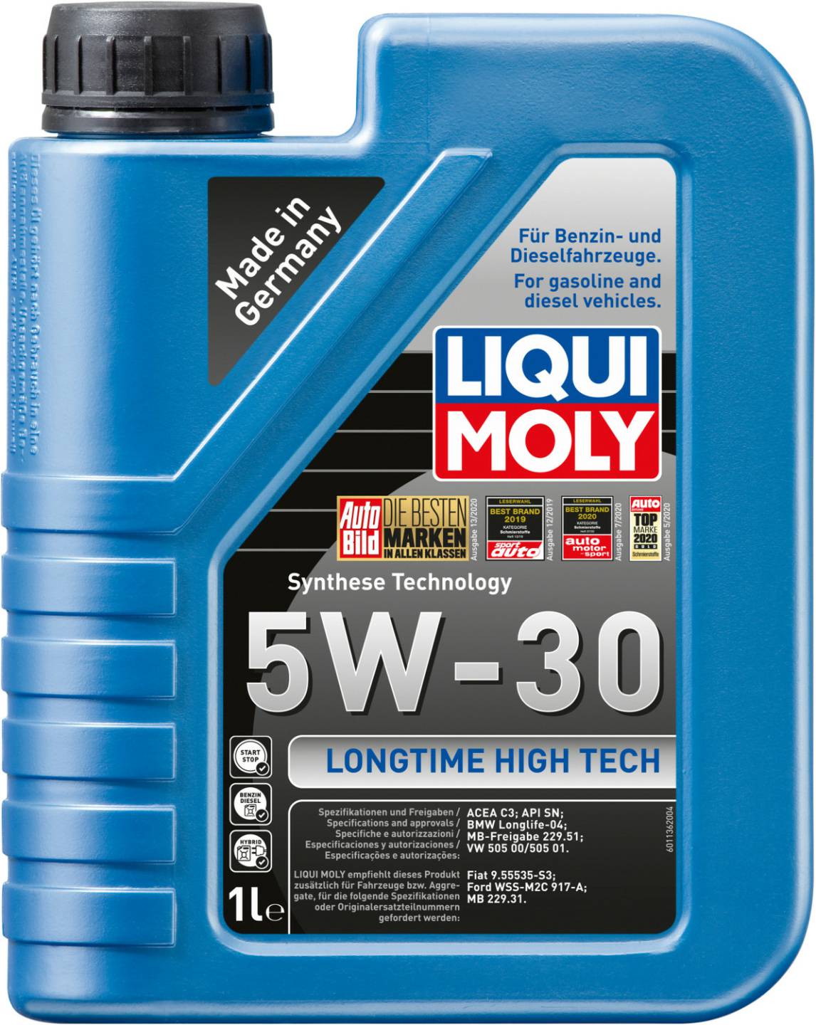 LIQUI MOLY Longtime High Tech 5W-30 ford LIQUI MOLY Longtime High Tech 5W-301 l