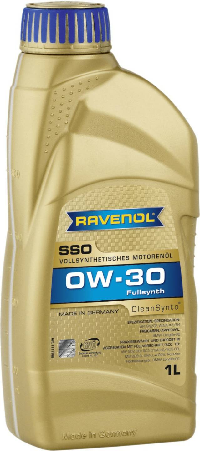 ford Ravenol SSO SAE 0W-301 l Ravenol SSO SAE 0W-30